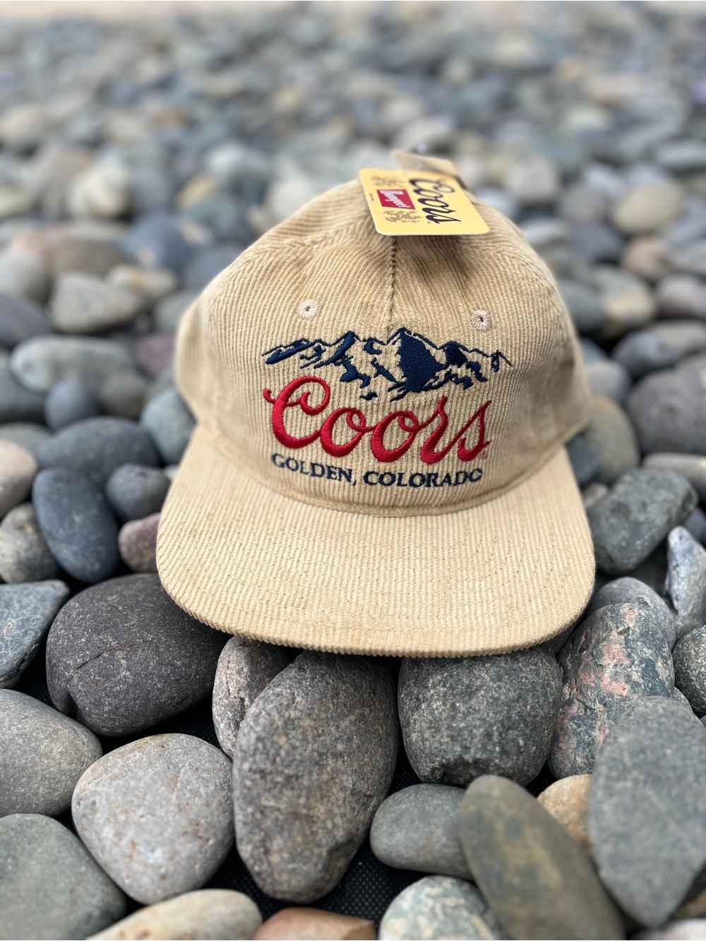 🍺 Coors Corduroy Strapback Hat NWT Coors Golden Colorado Hat Coors Beer Hat NWT